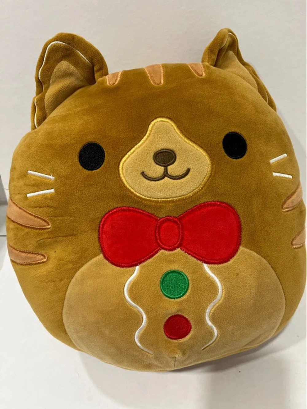 Gingerbread cat squishmallow 11” toy plush